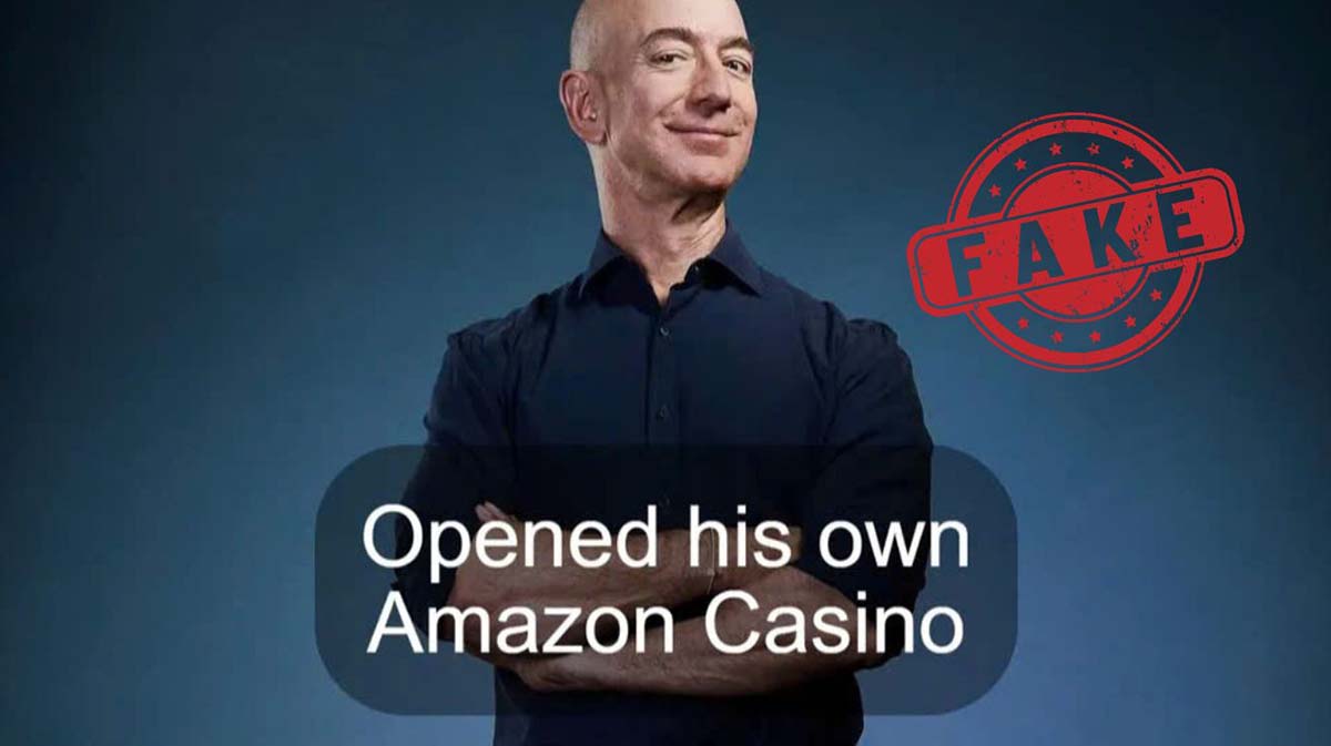 Jeff Bezos image misused in Amazon Slots scam
