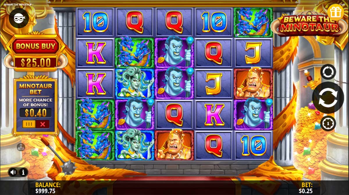 Mythology-themed slot featuring gods and monsters