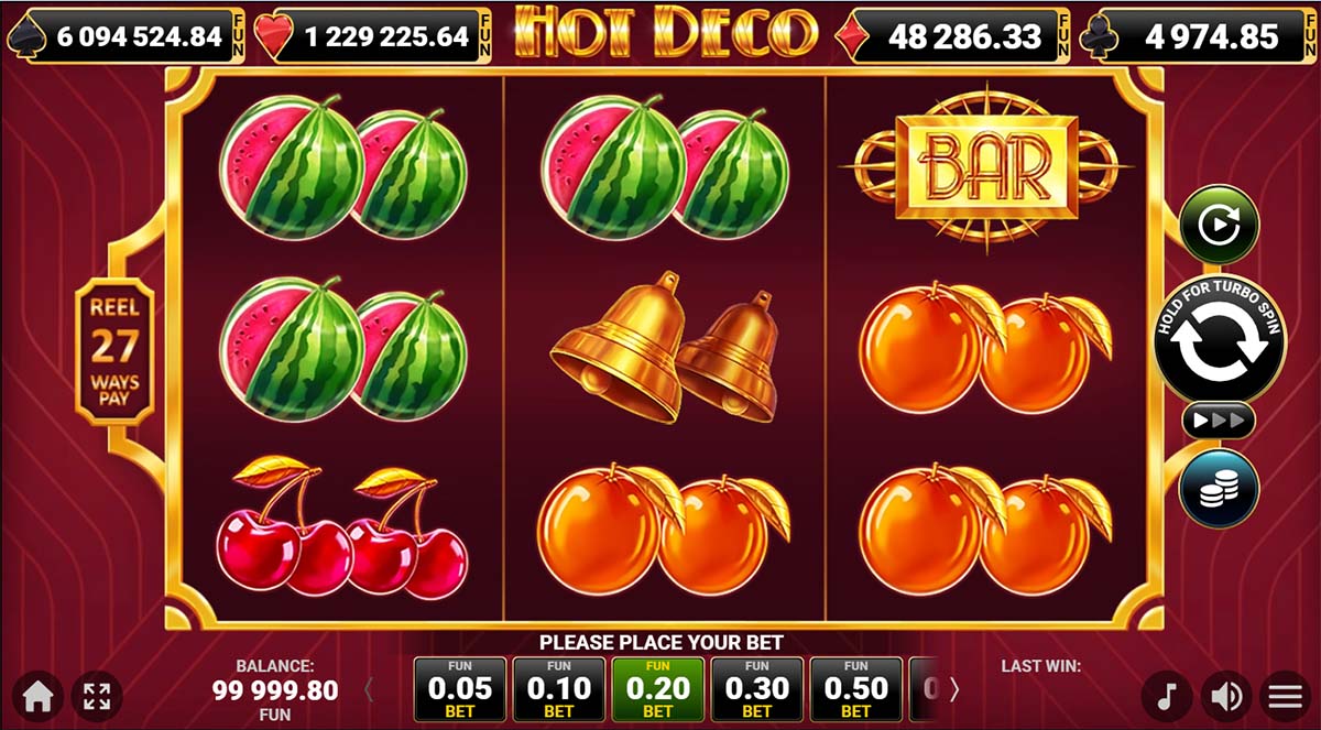 Hot Deco fruit slot