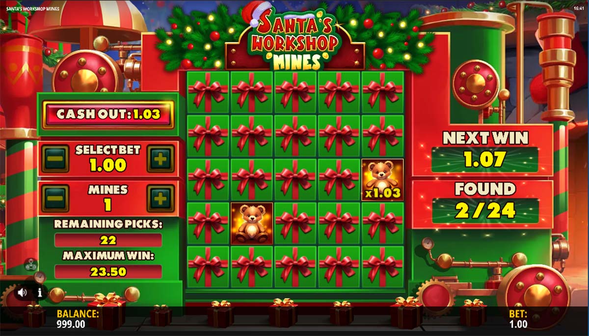 Santa’s Workshop Mines game