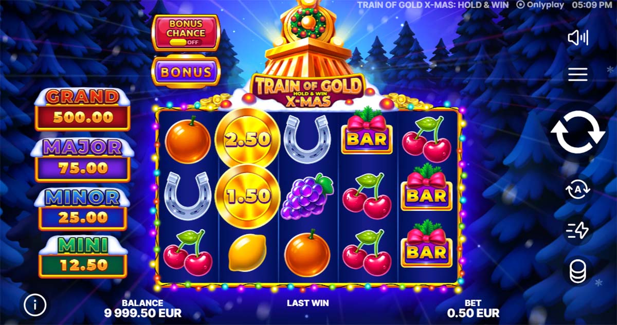 Train of Gold X-mas slot
