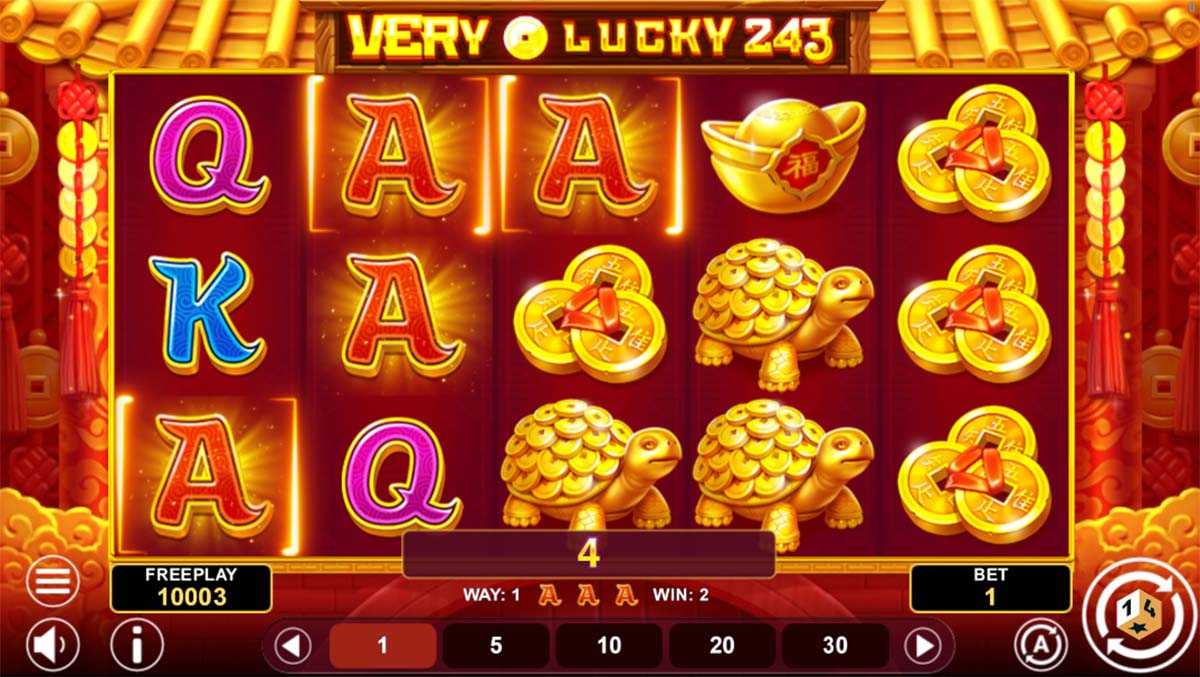 Very Lucky 243 Asian slot