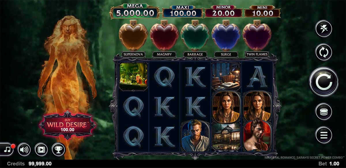 Immortal Romance Sarah’s Secret bonus feature