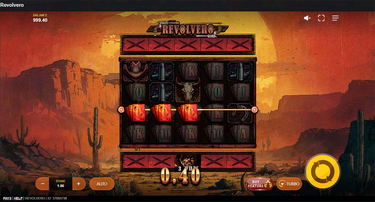 Revolvero high-risk slot gameplay