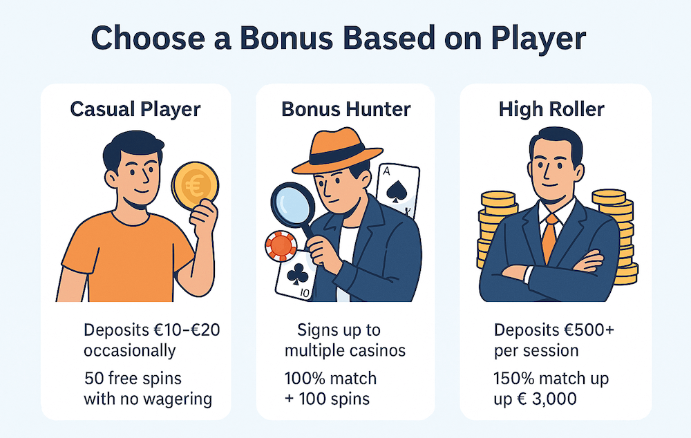 bonus by player type